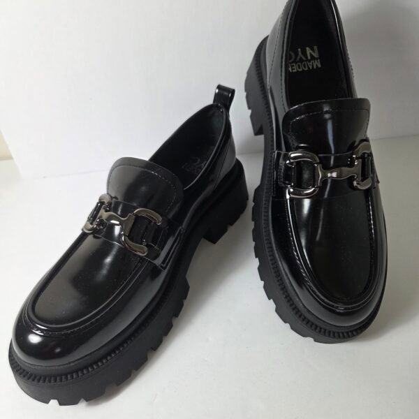 Steve madden black patent shoes