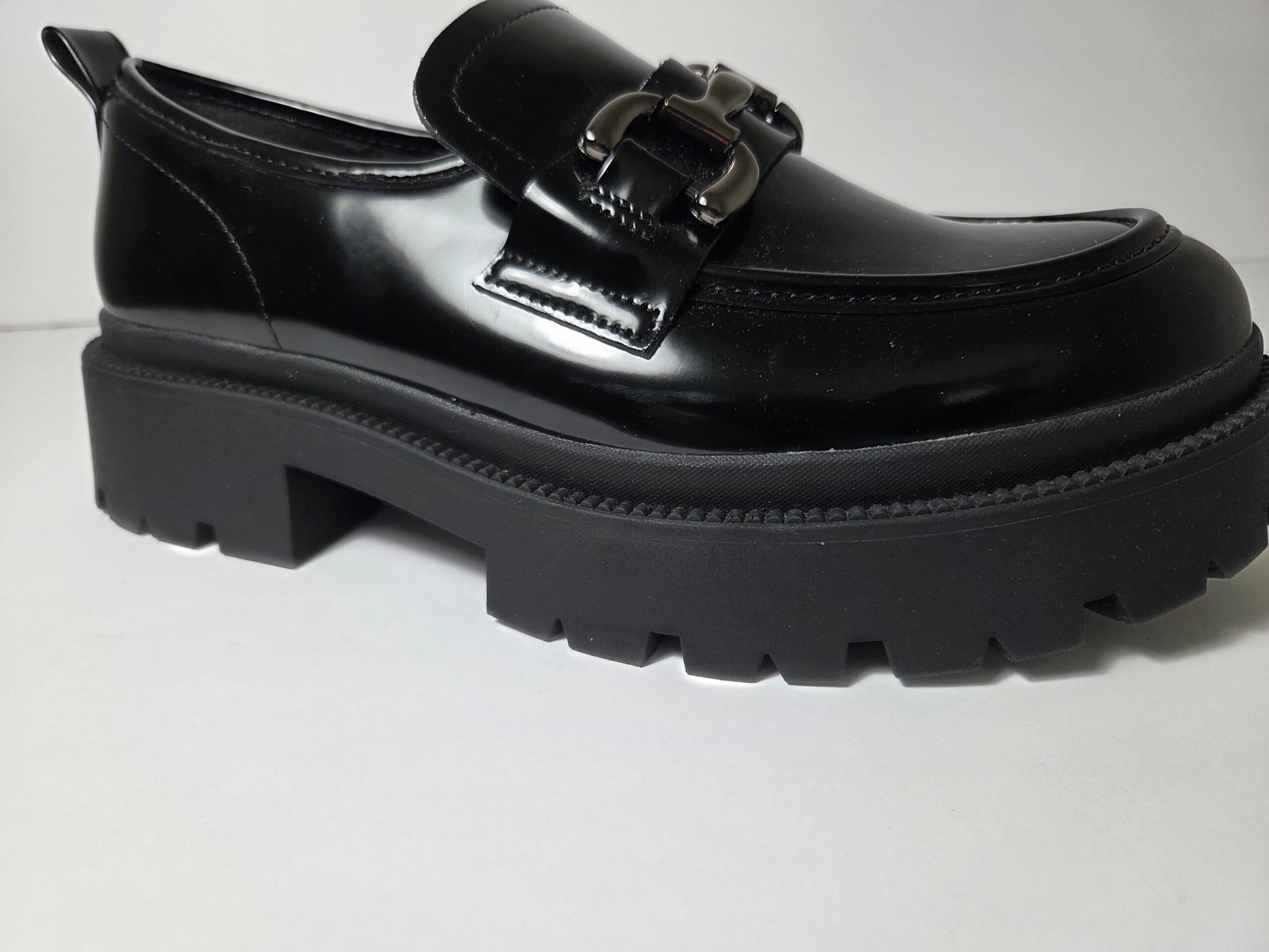 Steve madden black patent shoes - Image 4