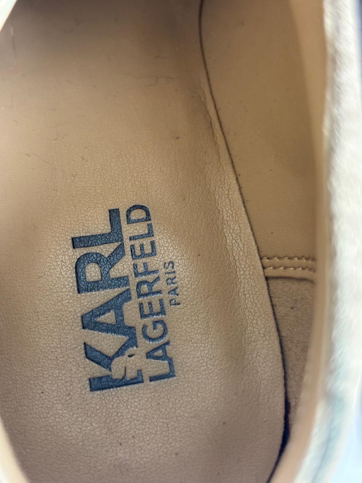 Karl Lagerfeld Paris Women's Taupe Suede Ankle Booties - Image 4