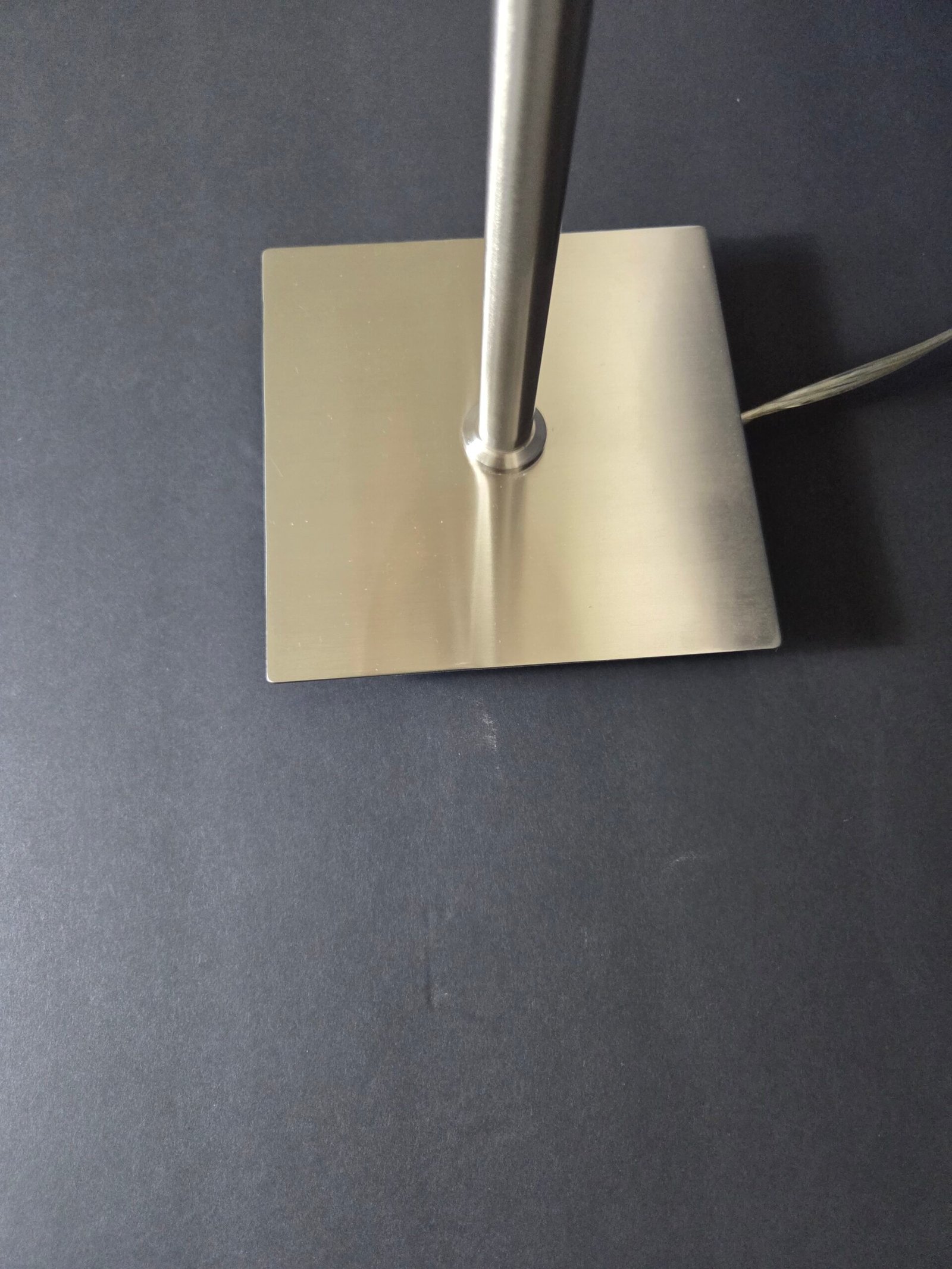 Elegant contemporary table lamp featuring a sleek brushed-metal finish - Image 7