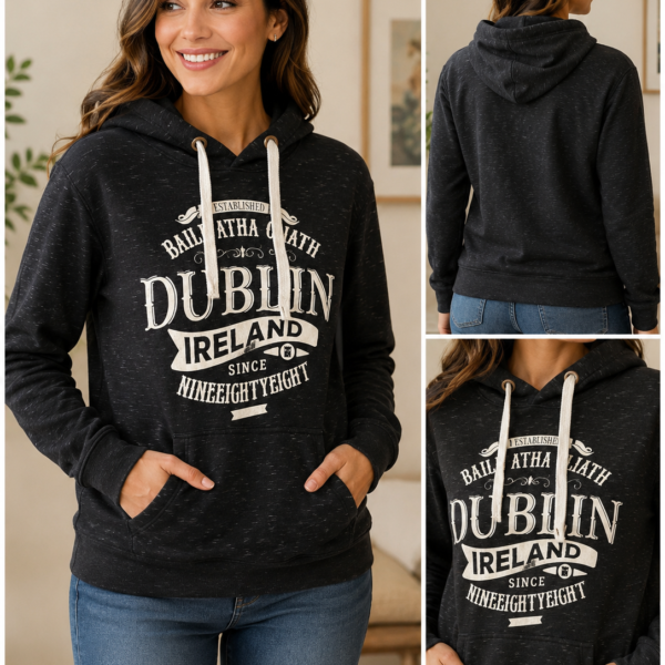 The Temple Bar Dublin Ireland Pullover Hoodie