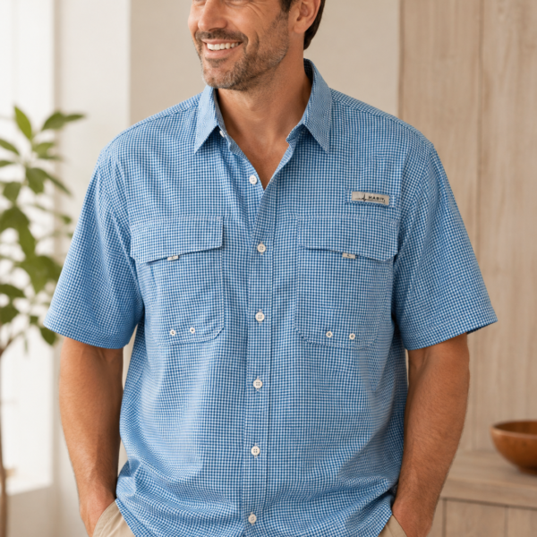HABIT Men’s Short Sleeve Performance Fishing Shirt