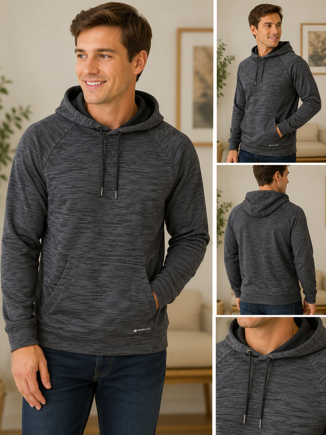 Tek Gear WarmTek Men’s Performance Pullover Hoodie