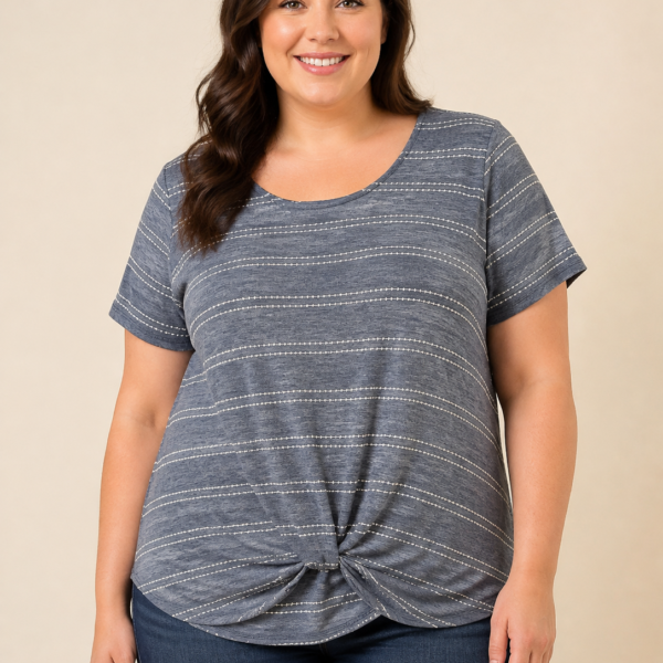 Always Indigo women’s short-sleeve top in size XL.