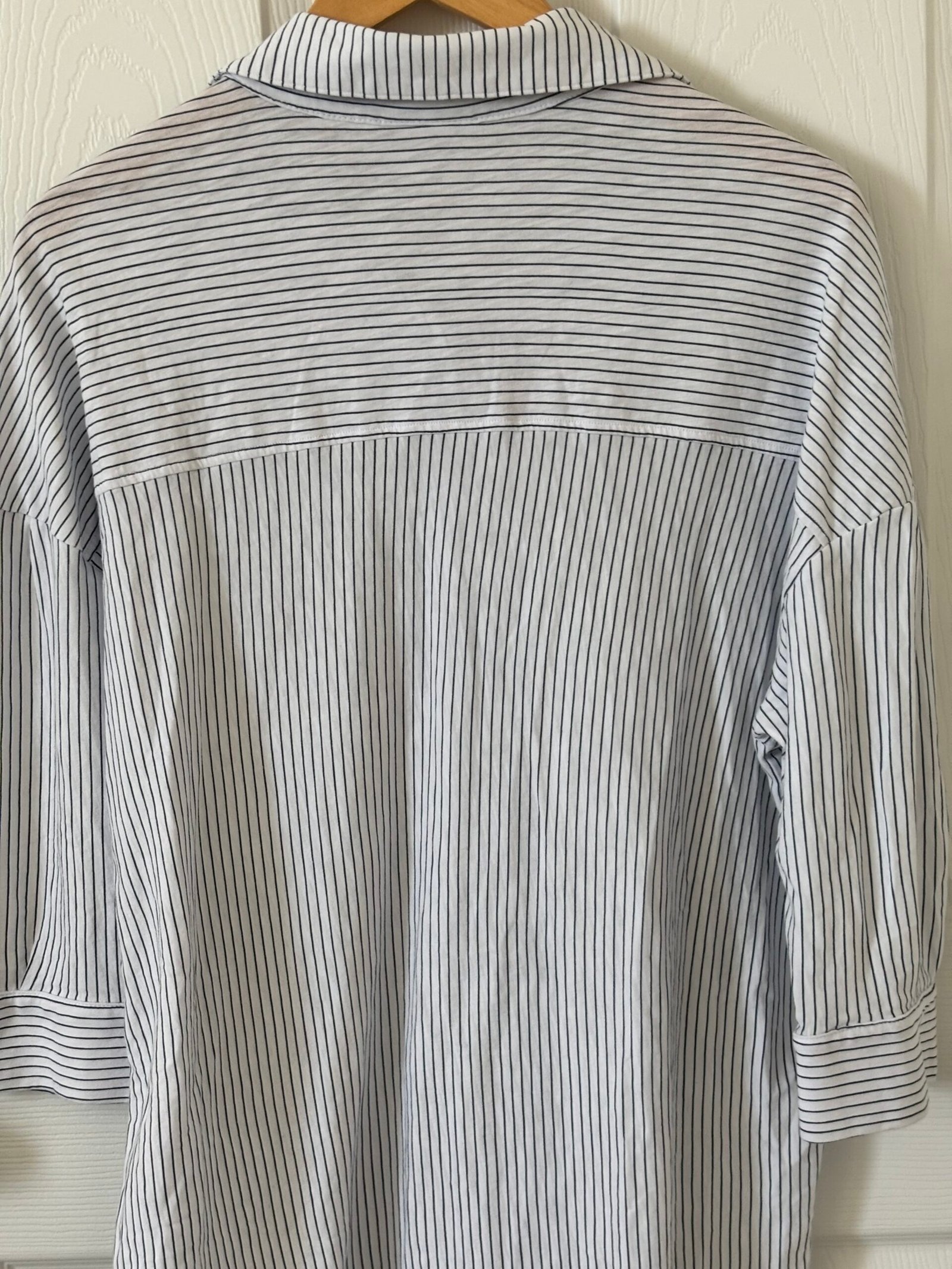 Wild Palms Women’s 100% Cotton Striped Half-Sleeve Button-Down Shirt - Image 3
