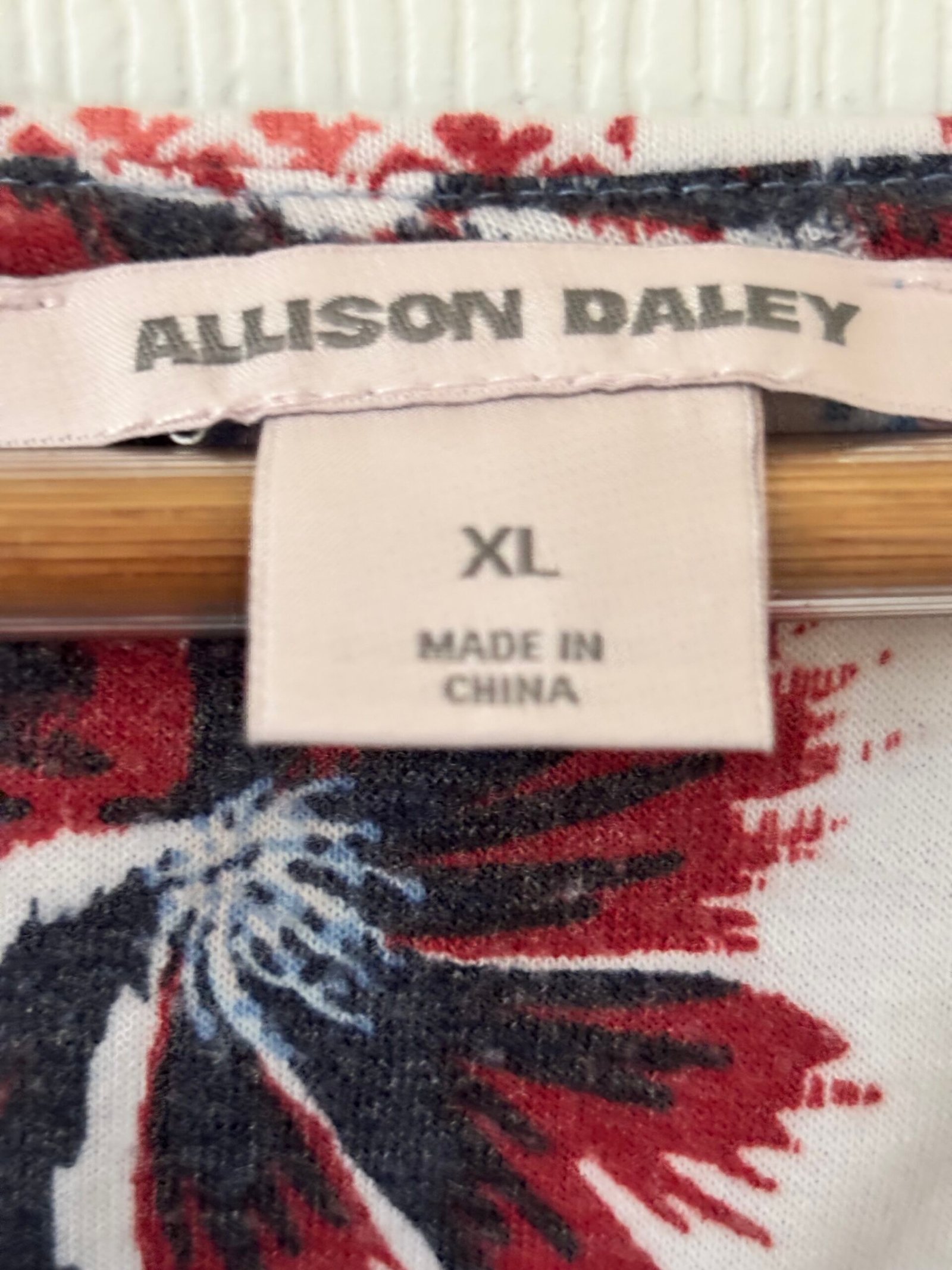 Allison Daley Women’s Floral & Geometric Print Top - Image 3
