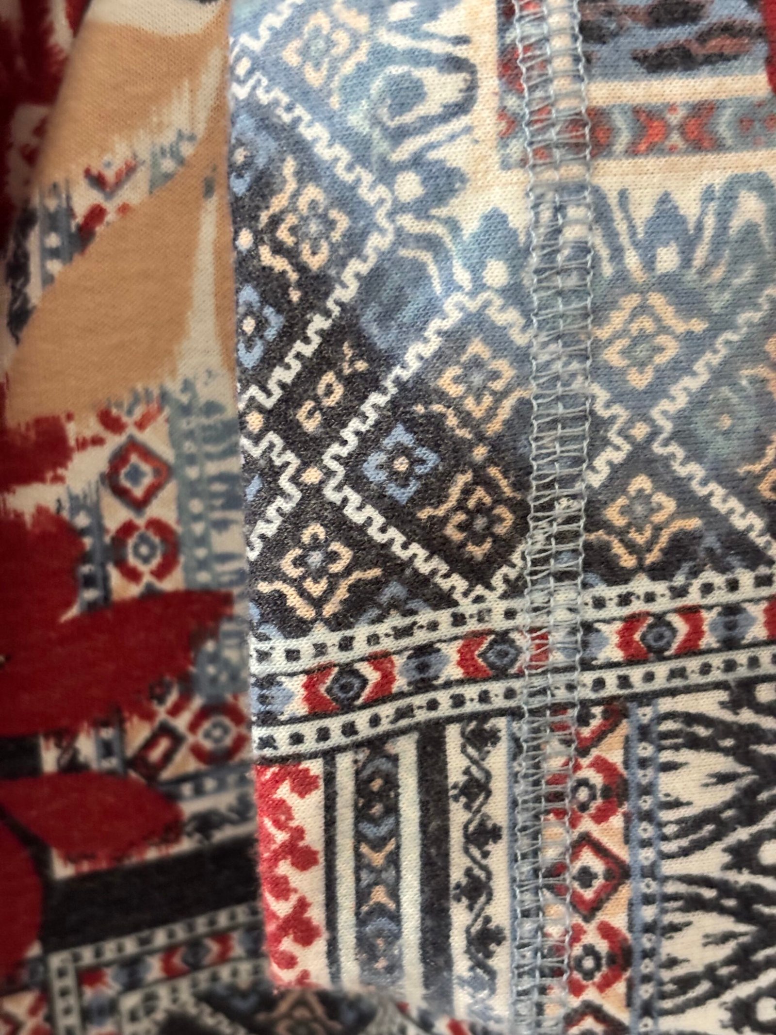 Allison Daley Women’s Floral & Geometric Print Top - Image 4