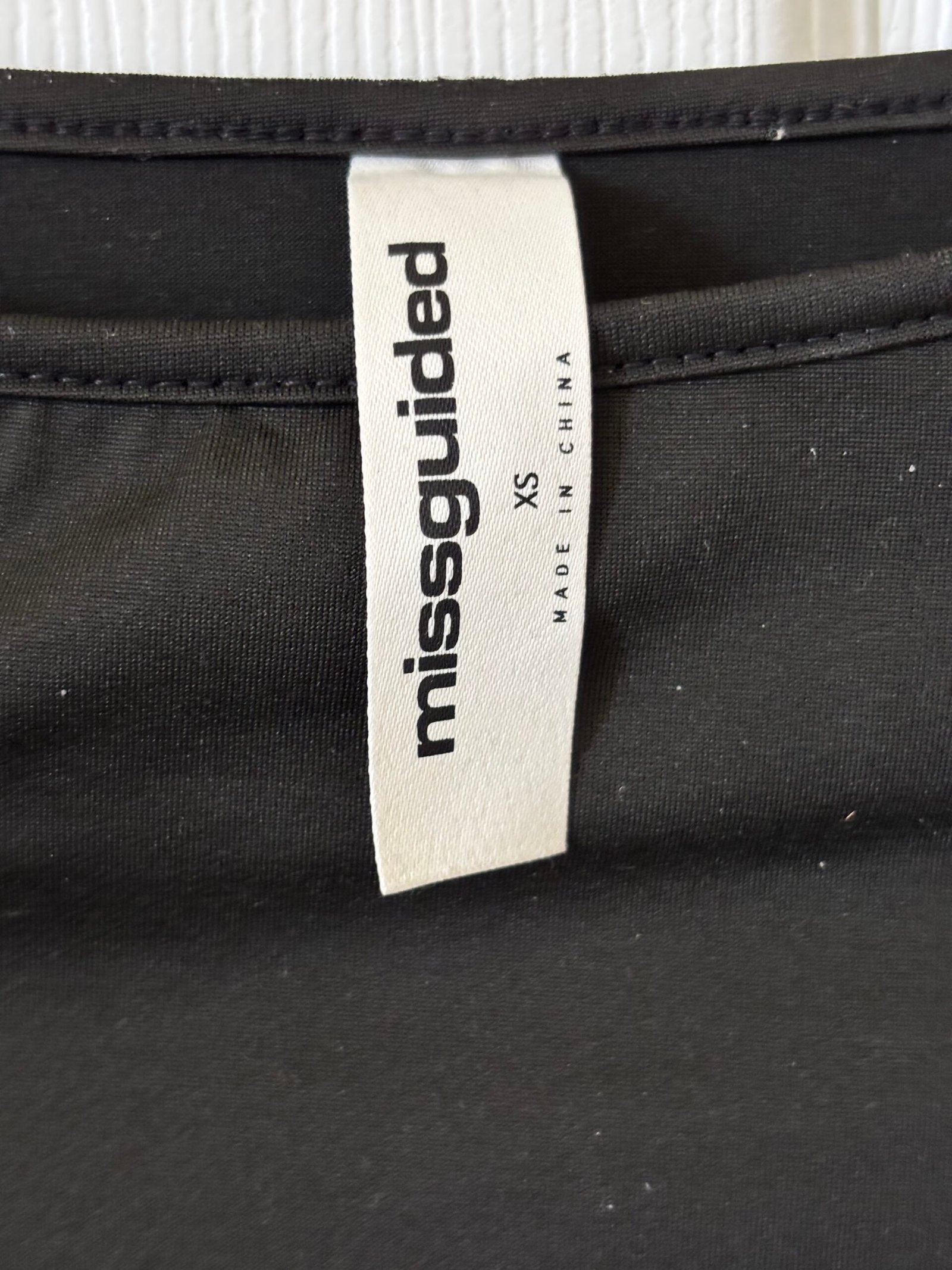 Missguided Women’s Black Long Sleeve Fitted Top - Image 3