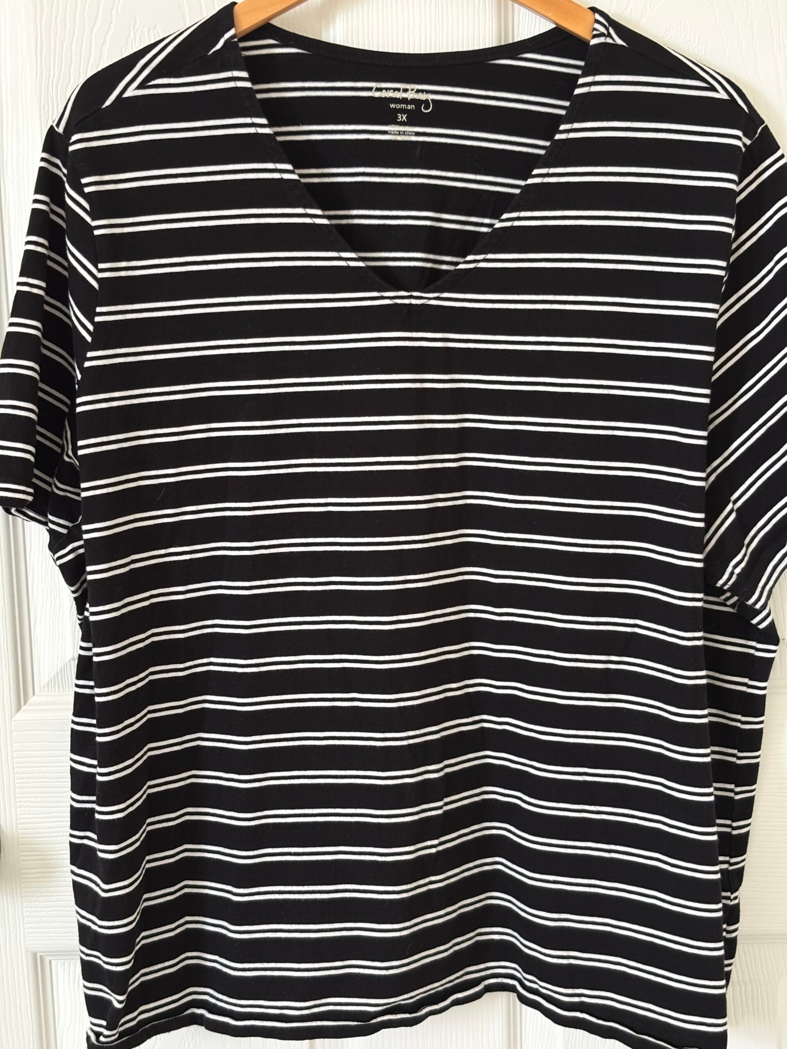 Coral Bay women’s plus-size striped top in size 3X. - Image 3
