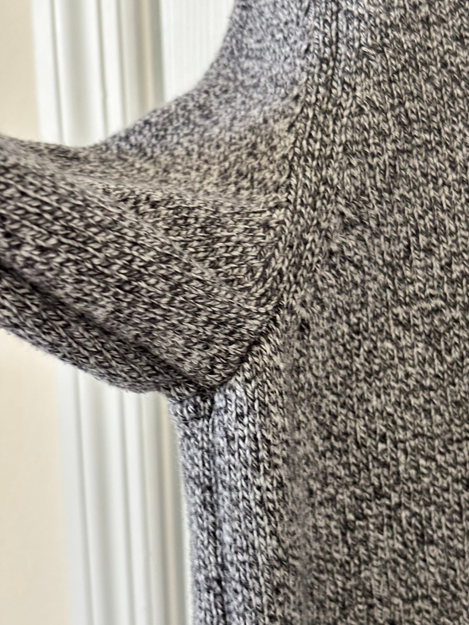 Calvin Klein men’s quarter-zip sweater in a versatile heather gray knit. - Image 4