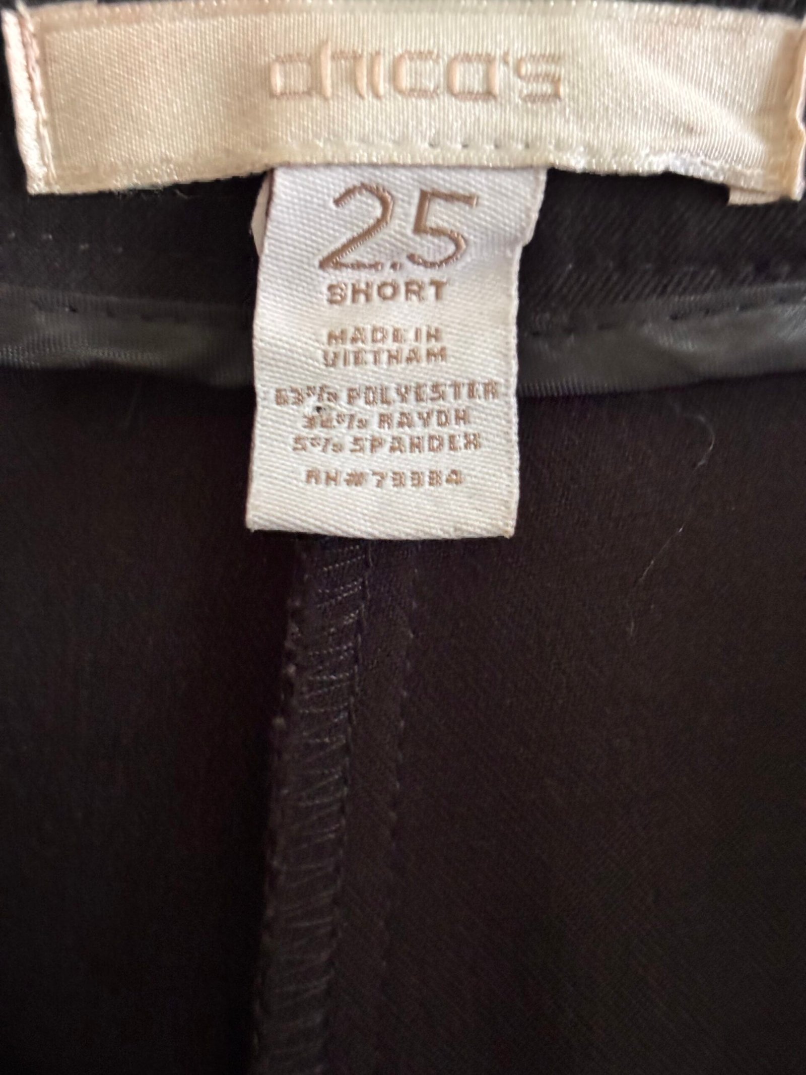 Chico’s Black Slim-Straight Dress Pants – Size 2.5 Short - Image 4