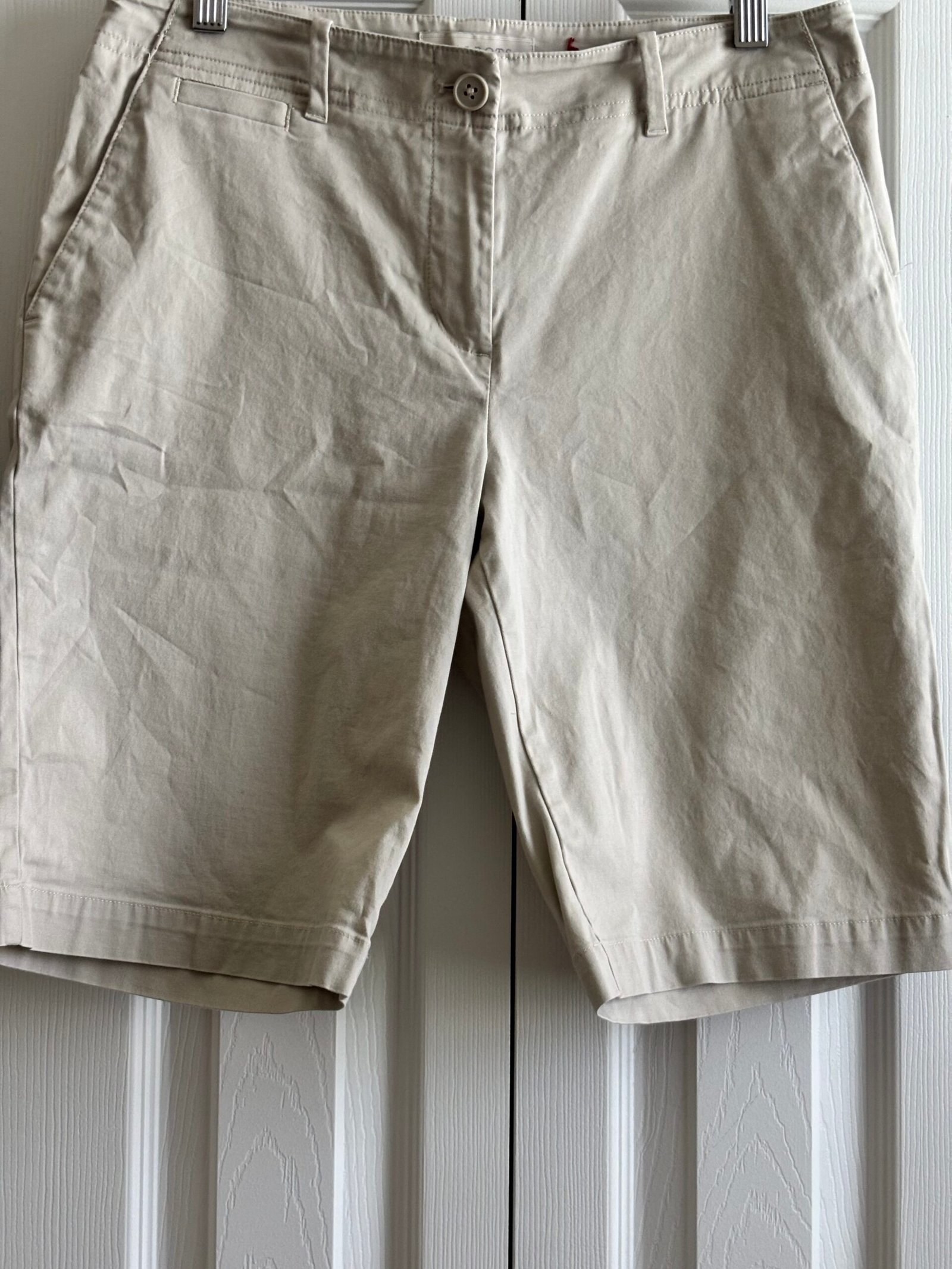 Talbots Women’s Beige Bermuda Shorts – Size 4 - Image 2