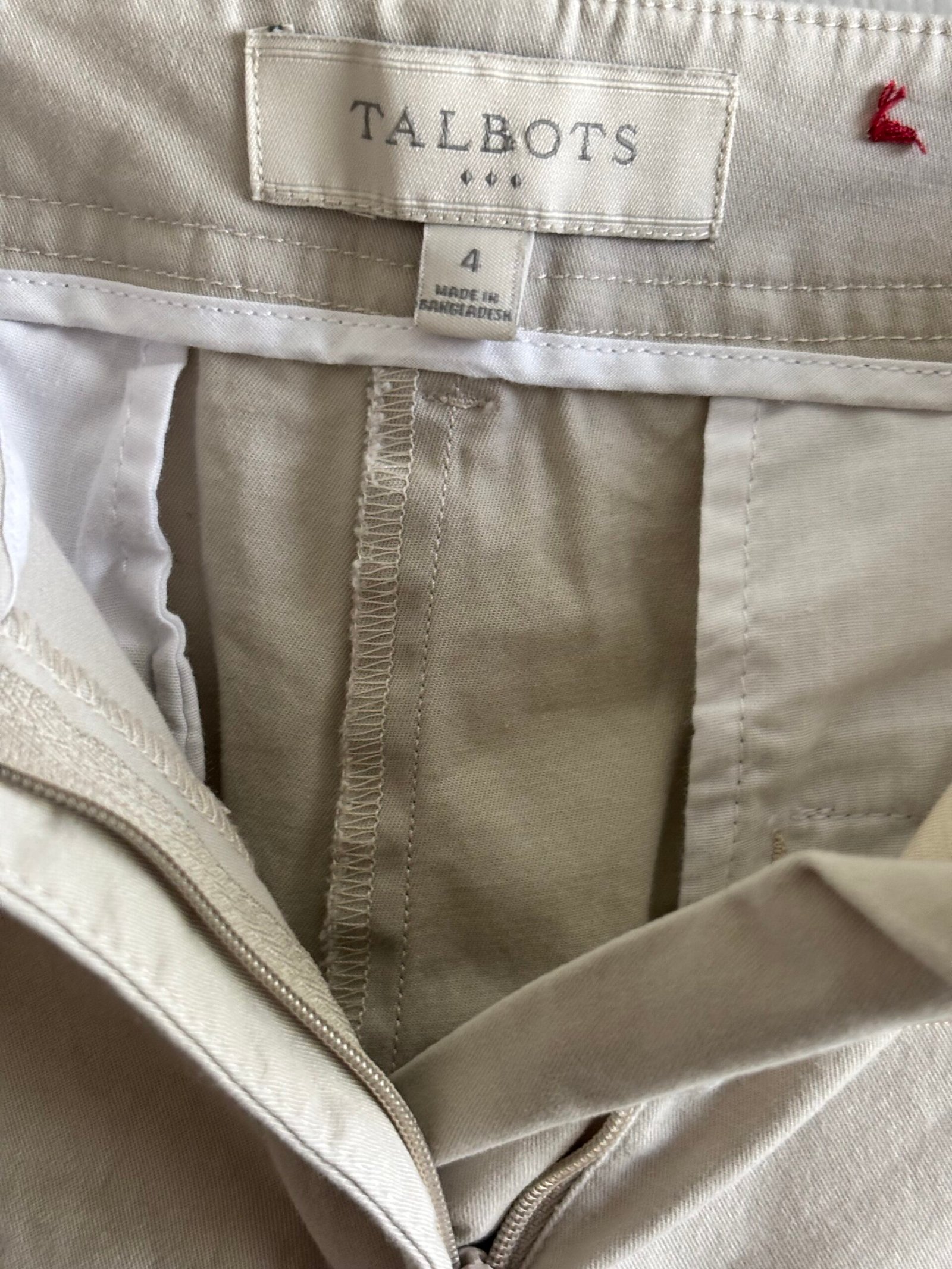Talbots Women’s Beige Bermuda Shorts – Size 4 - Image 3