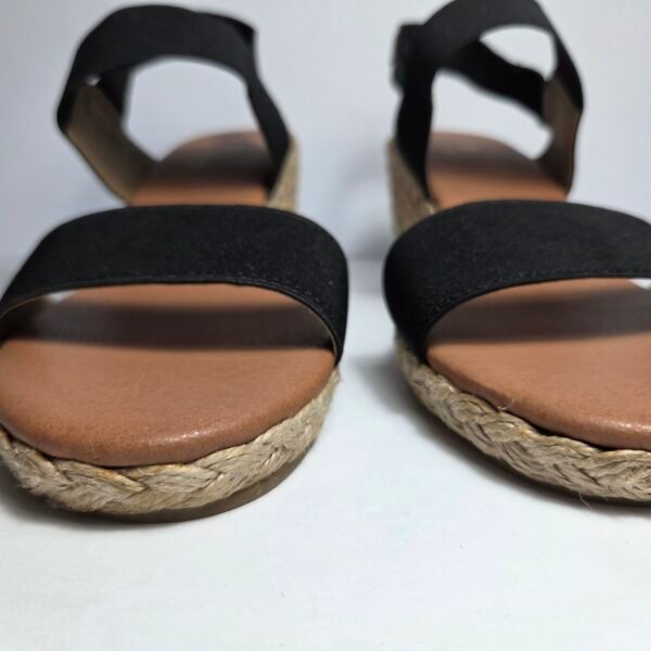 Tommy Bahamas black Espadrille wedge sandals, size 11